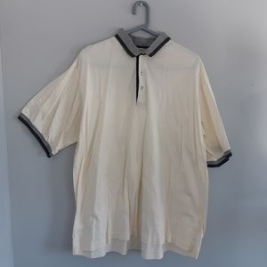 LYLE & SCOTT Polo Shirts (Vintage) light yellow  Size XL   - 100% cotton